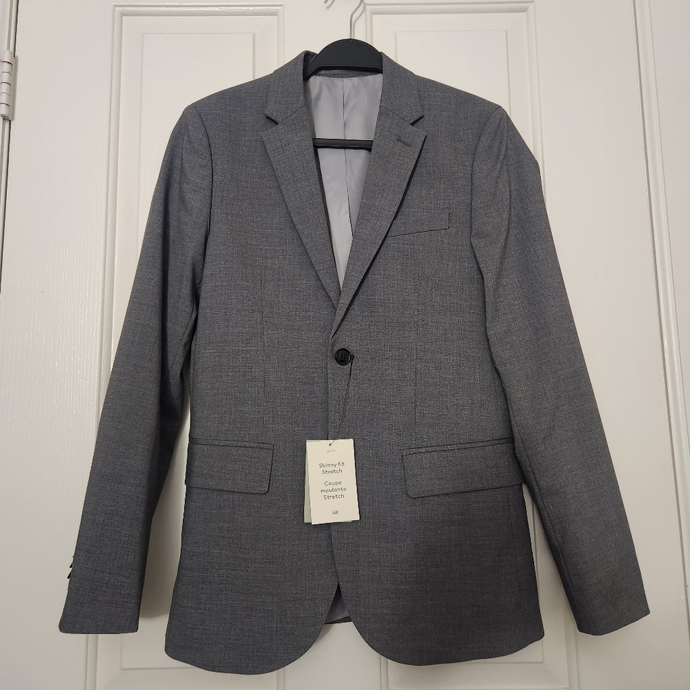 H&M Skinny Fit Blazer/Sportcoat 36R